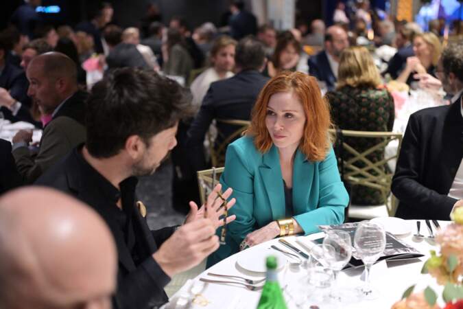 Audrey Fleurot lors du dîner de charité Breitling à la Samaritaine pour l’association "Premiers de Cordée"