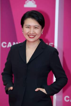 Congcong Teng lors du photocall de Canneseries 2024