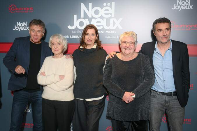 Avec Franck Dubosc, Daniele Lebrun, Danielle Fichaud et Clément Michel, elle assiste à l'avant-première du film Noël Joyeux de Clément Michel, en 2023.
