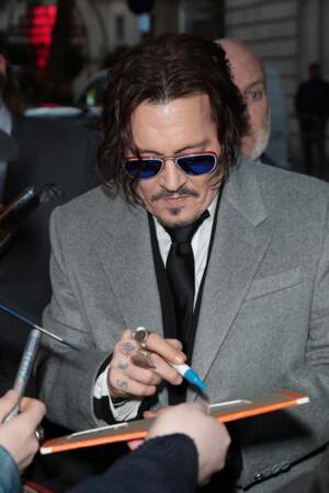 Avant-première de Jeanne du Barry à Londres : Johnny Depp.