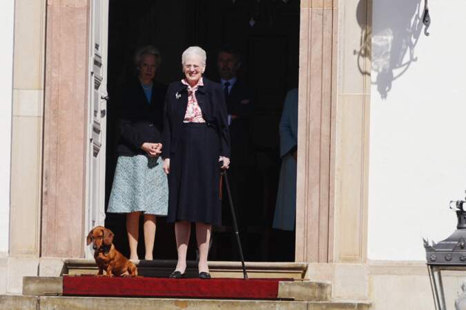 C'est la première fois depuis le changement de trône que l'anniversaire de la reine Margrethe II est célébré.