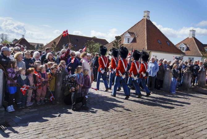 Le 84ᵉ anniversaire de la reine Margrethe II est célébré au château de Fredensborg.