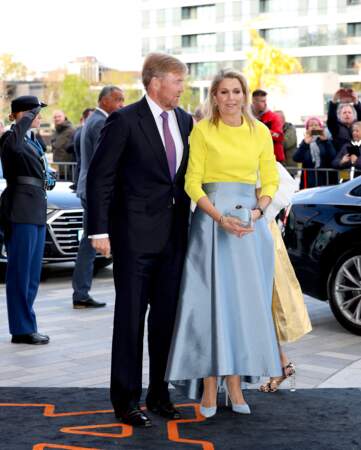 La reine Maxima et le roi Willem-Alexander assistent au concert Kingsday.