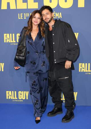 Julia Flabat et Eddy Papeo à la première de The Fall Guy.