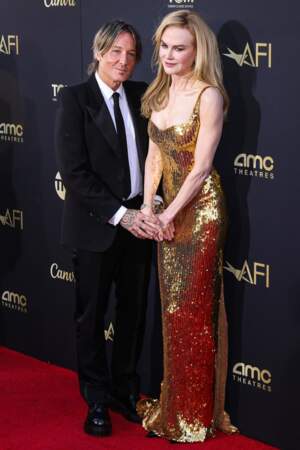 Nicole Kidman et son mari Keith Urban très complices au 49ᵉ gala annuel AFI.