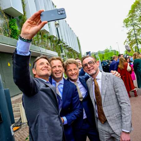 Le prince Maurits des Pays-Bas, le prince Floris des Pays-Bas, le prince Pieter-Christiaan des Pays-Bas et le prince Bernhard des Pays-Bas assistent à la Journée du Roi 2024.