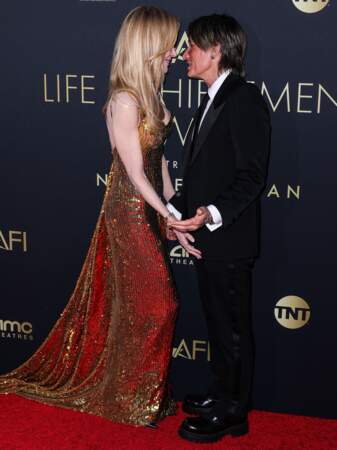 Nicole Kidman et son mari Keith Urban très amoureux au 49ᵉ gala annuel AFI.