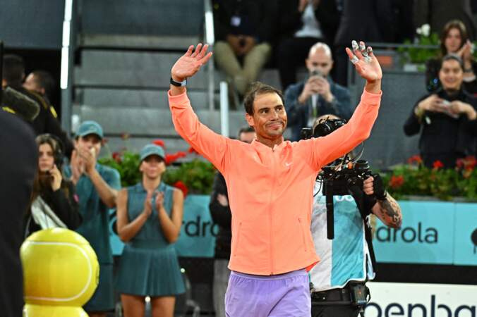 Rafael Nadal ne pouvait faire ses adieux aux fans madrilènes sans prononcer un discours.