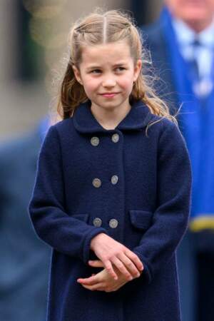 La princesse Charlotte lors d'un jubilé de platine au château de Cardiff