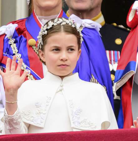 La princesse Charlotte lors du couronnement de Charles III à Londres